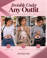 Women's Electric Heating and Vibration Warming Belt for Menstrual Period Massage and Uterus protecting Function Home-use