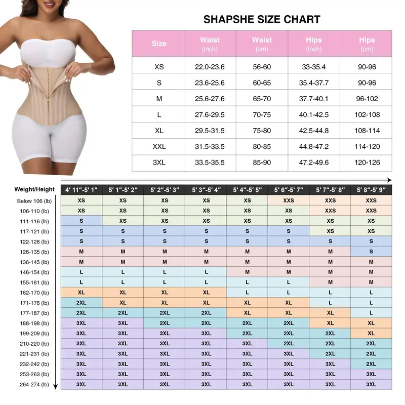 Mesh Waist Shaper with Inner Hooks
