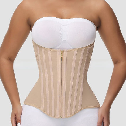 Mesh Waist Shaper with Inner Hooks