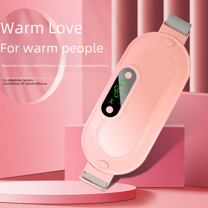 Women's Electric Heating and Vibration Warming Belt for Menstrual Period Massage and Uterus protecting Function Home-use